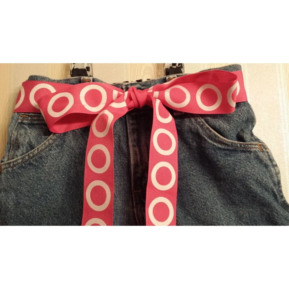 REAL Blue Denim LEGENDARY GOLD Short Shorts PURSE HANDBAG SUPER COOL !! - Picture 2 of 12